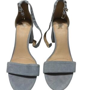 Gianni Bini Women's Blue Grey Suede Sandals